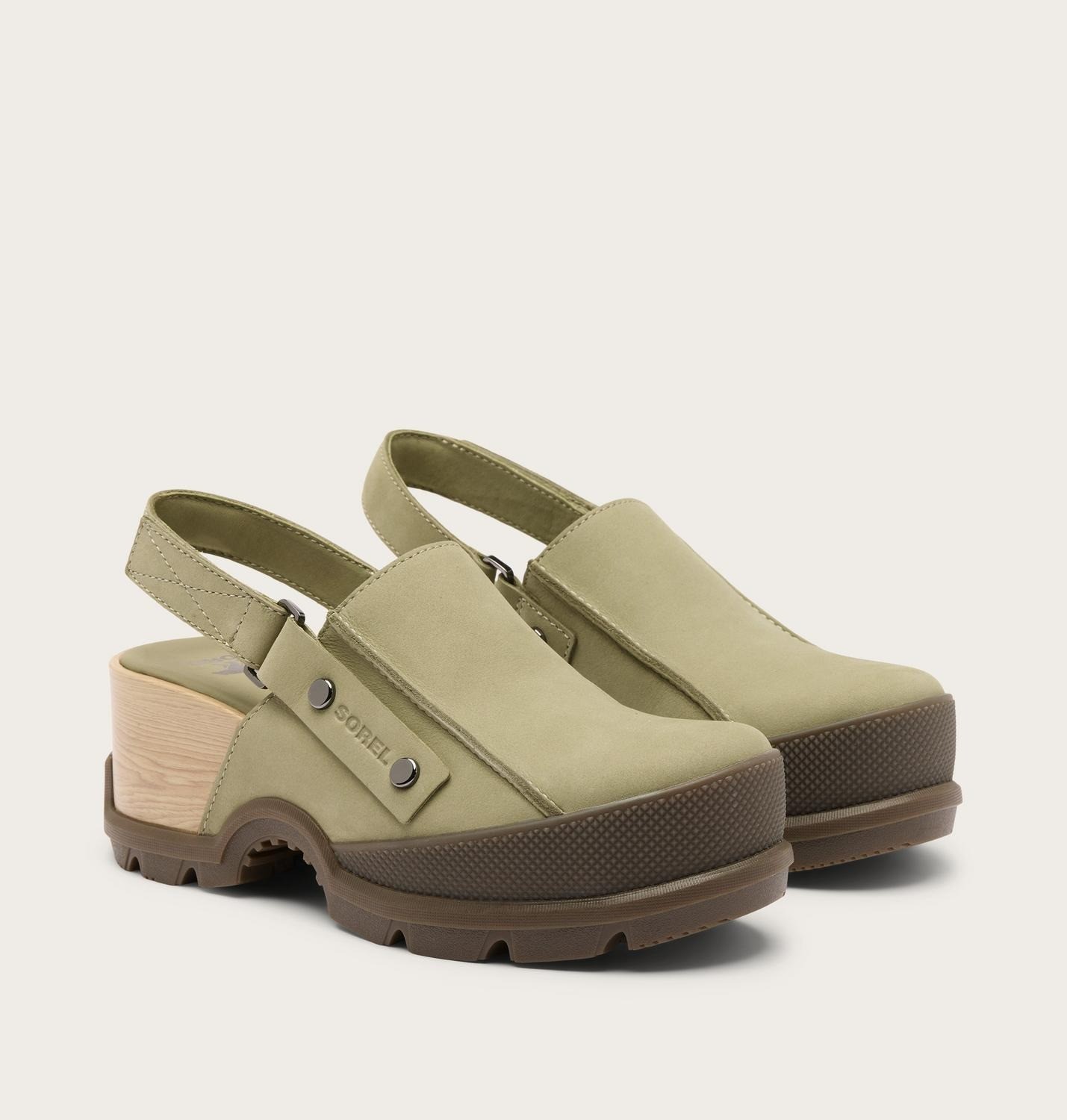 SOREL Roam’n Clog™ RBR Women's Shoe, EVA Foam, Dusty Twill, Gum 15, Freeship