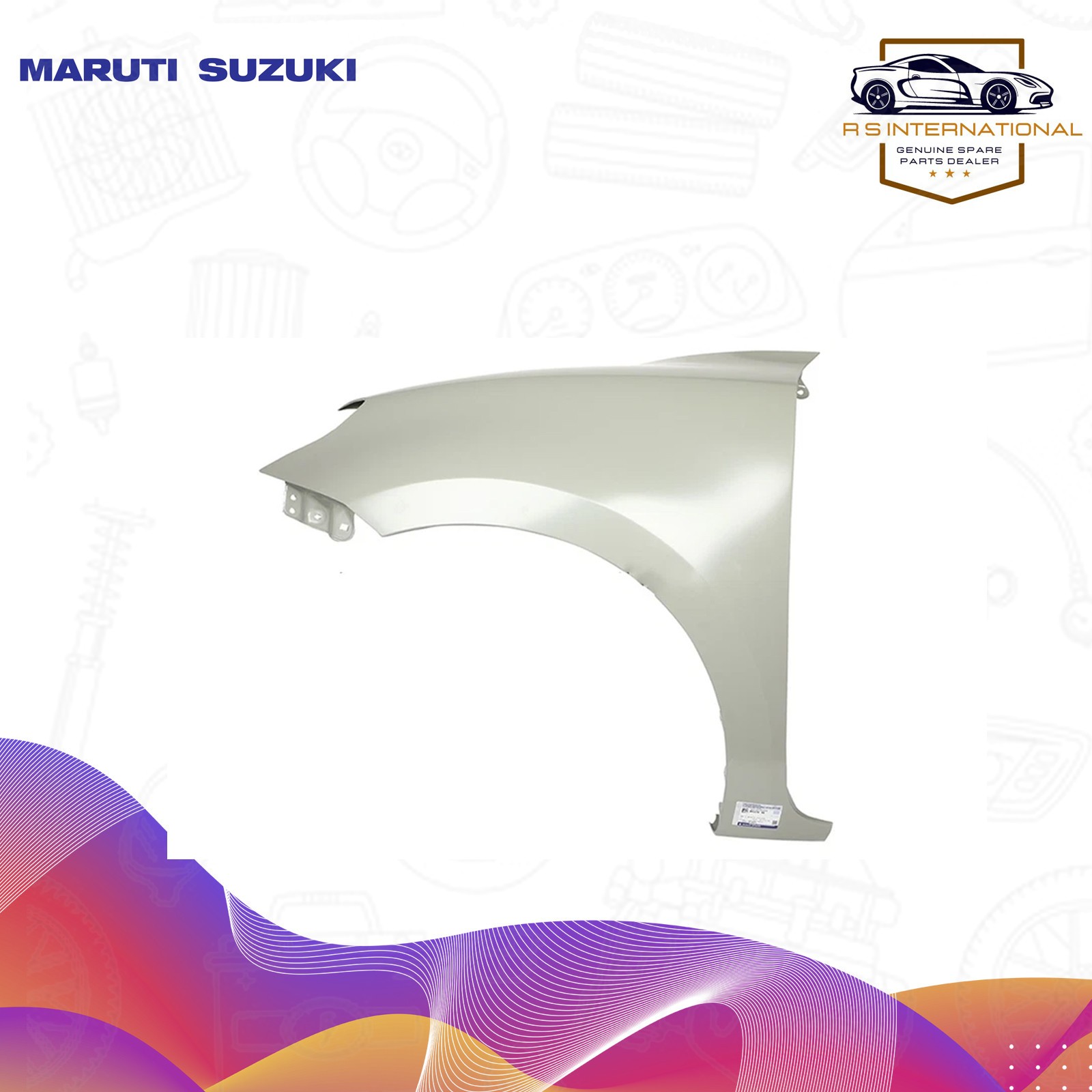 Maruti suzuki genuine front fender panel right side Swift 2018-24 57611M55R10