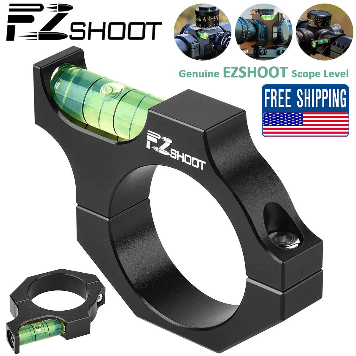 Rifle Scope Spirit Bubble Level Precise Hunting Mount Kit 30mm/34mm/35mm/1 inch