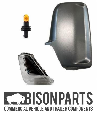 DOOR WING MIRROR COVER INDICATOR & BULB DRIVER SIDE RH FITS VOLKSWAGEN CRAFTER