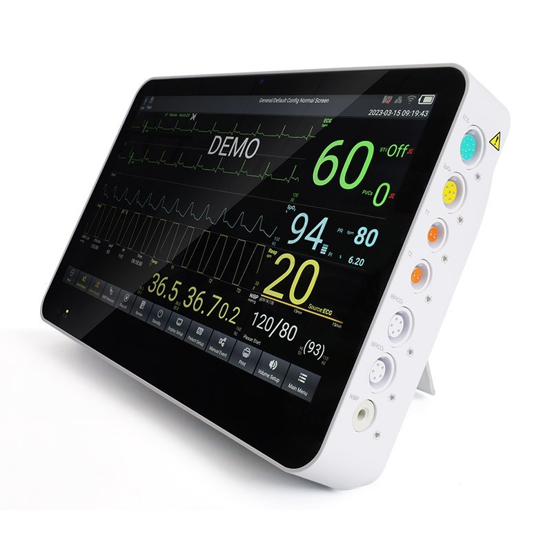 ICU Machine Vital Signs Patient Monitor Big LCD Touchscreen Monitor de paciente