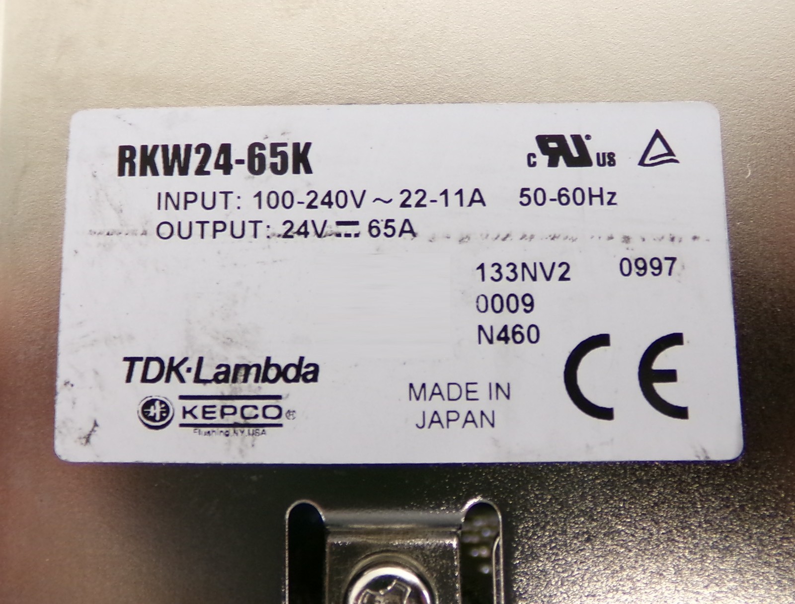 TDK-Lambda RKW24-65K Power Supply Module Working Surplus