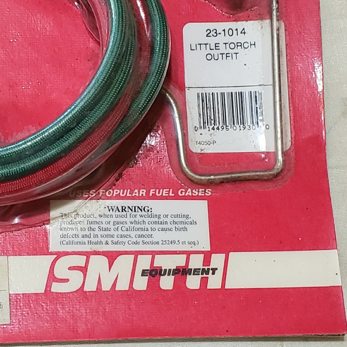 Smith 23-1014 Little Torch Outfit With Regulators For Disposable Tanks