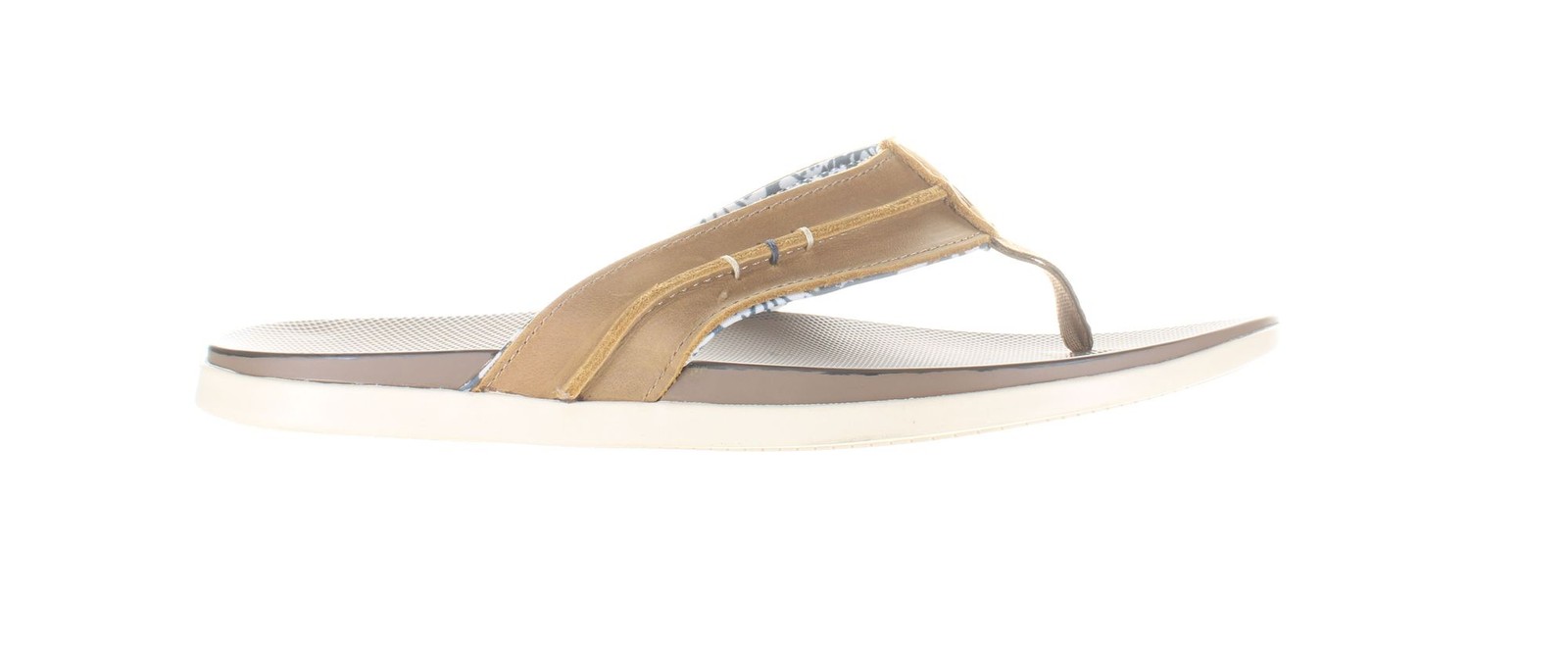 Johnnie-O Mens Starboard Sandal Brown Flip Flop Sandals Brown Size 11 (7846968)