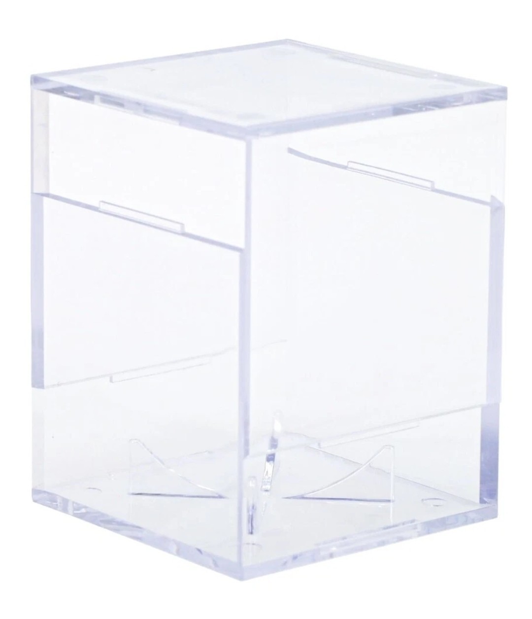 (1) - BCW UV Protected Baseball Cube Showcase Displays with Built-In Stand