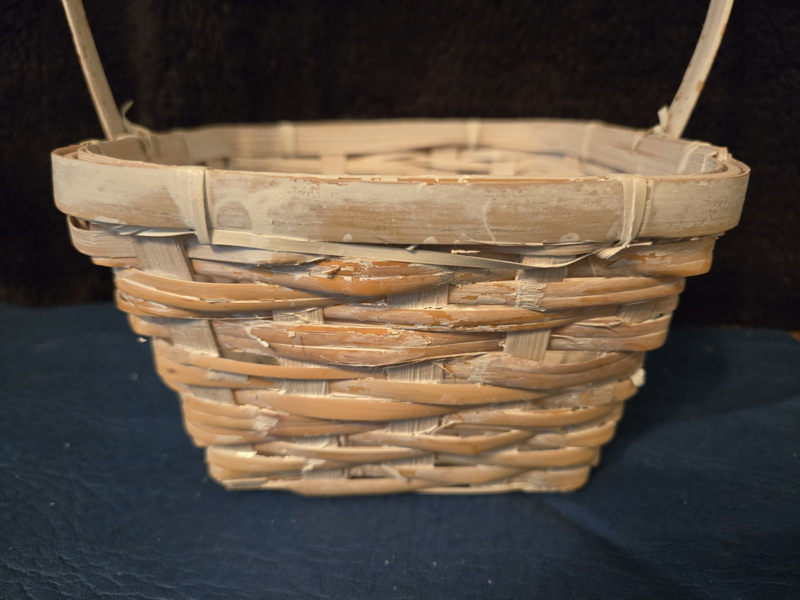 6 Vintage Easter And Decorative Wood Baskets
