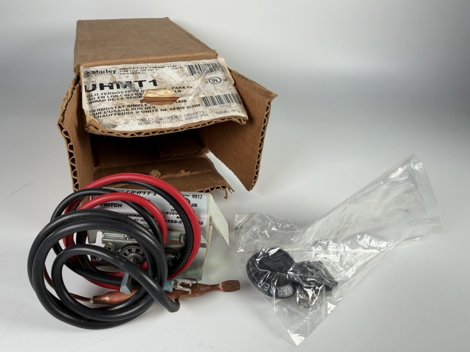 UHMT1 (MT1) Qmark Field Installed Single Pole Internal Thermostat (40-85F Temp)