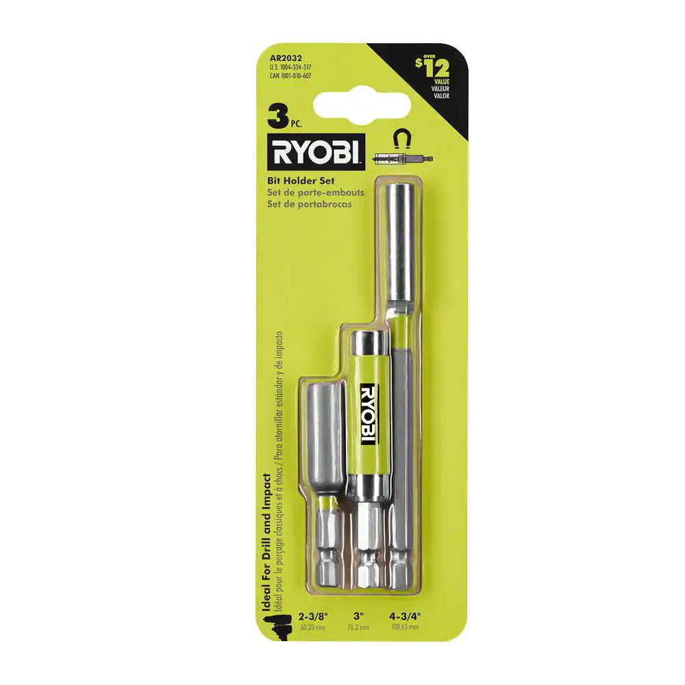 Impact Rated Bit Holder Set (3-Piece)