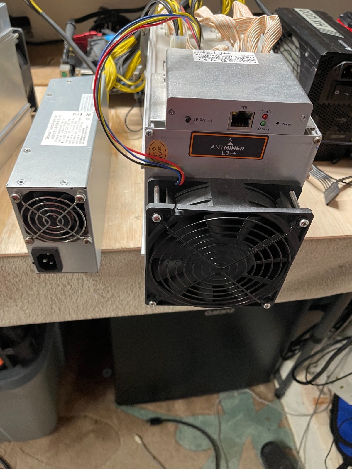 Bitmain Antminer L3++ 580 Mh/s 940w ASIC Litecoin Miner w/APW3++ power supply