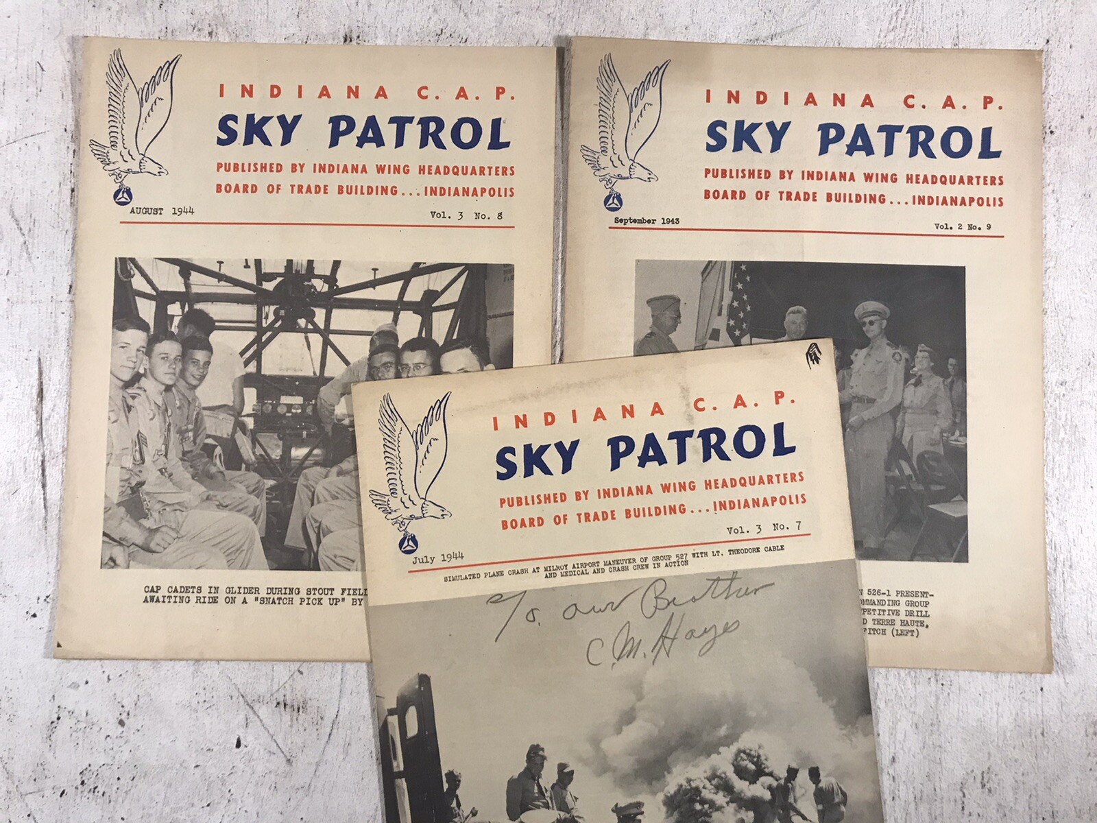 Indiana C.A.P. Sky Patrol Magazines Civil Air Patrol Aviation Airforce Planes