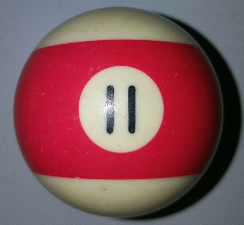 Regulation Pool Billiard Replacement 11 Ball Striped Red Ball