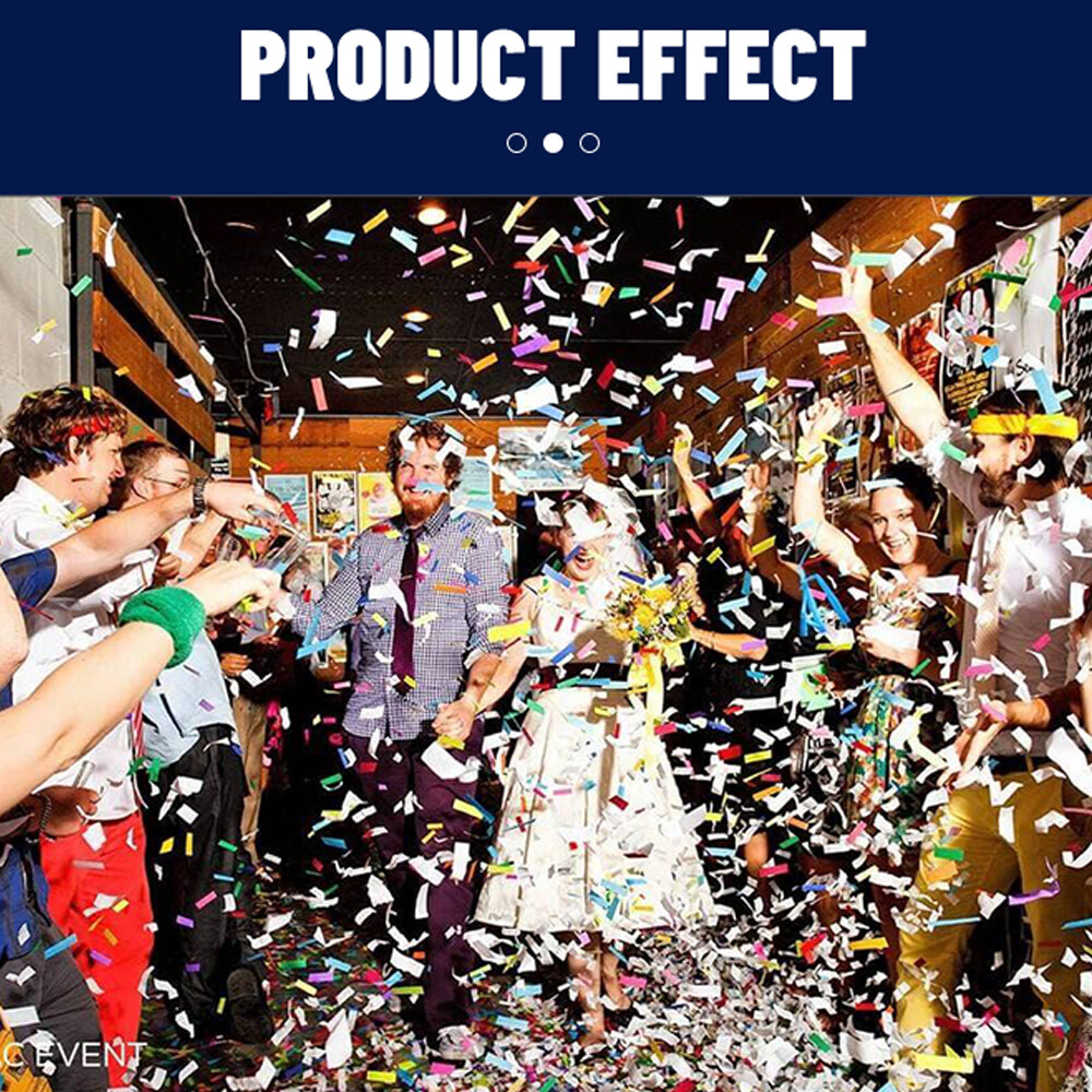 CO2 Confetti Machine with Flight Case Confetti Cannon Blaster Angle Adjusted
