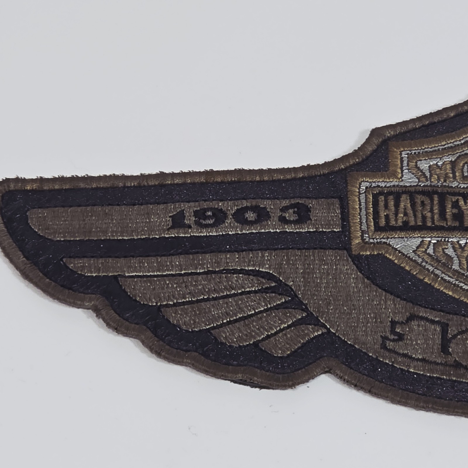 Harley Davidson Motorcycles 100 Year Anniversary Patch 1903 2003 10 inch