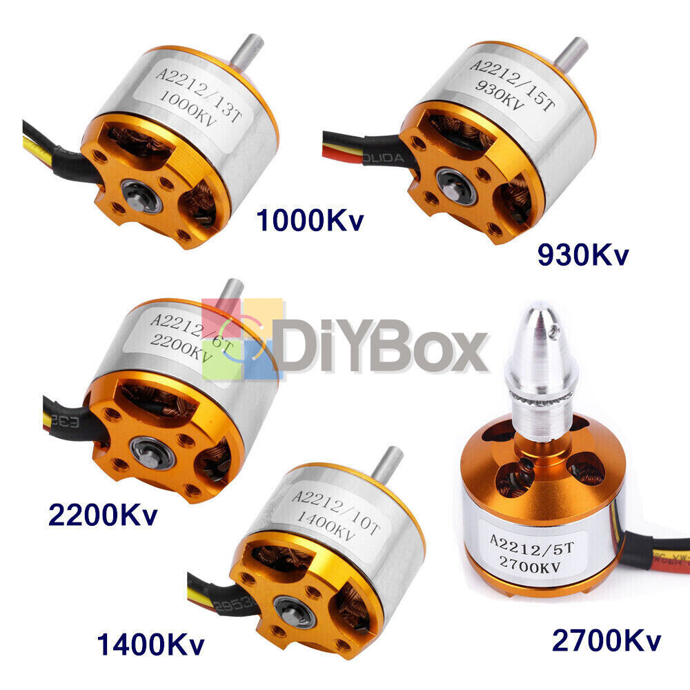 A2212 1000/1400/2200KV Brushless Motor 30A ESC Combo for RC Fixed Wing /Drone