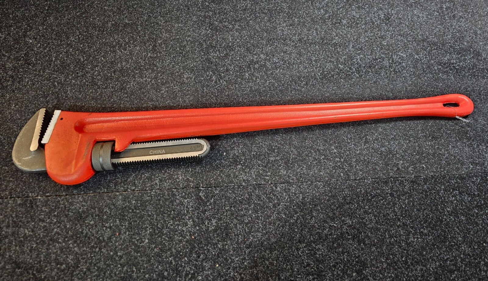 Heavy Duty Forged Steel 48" Wrench Straight Hook Jaw Ductile Iron