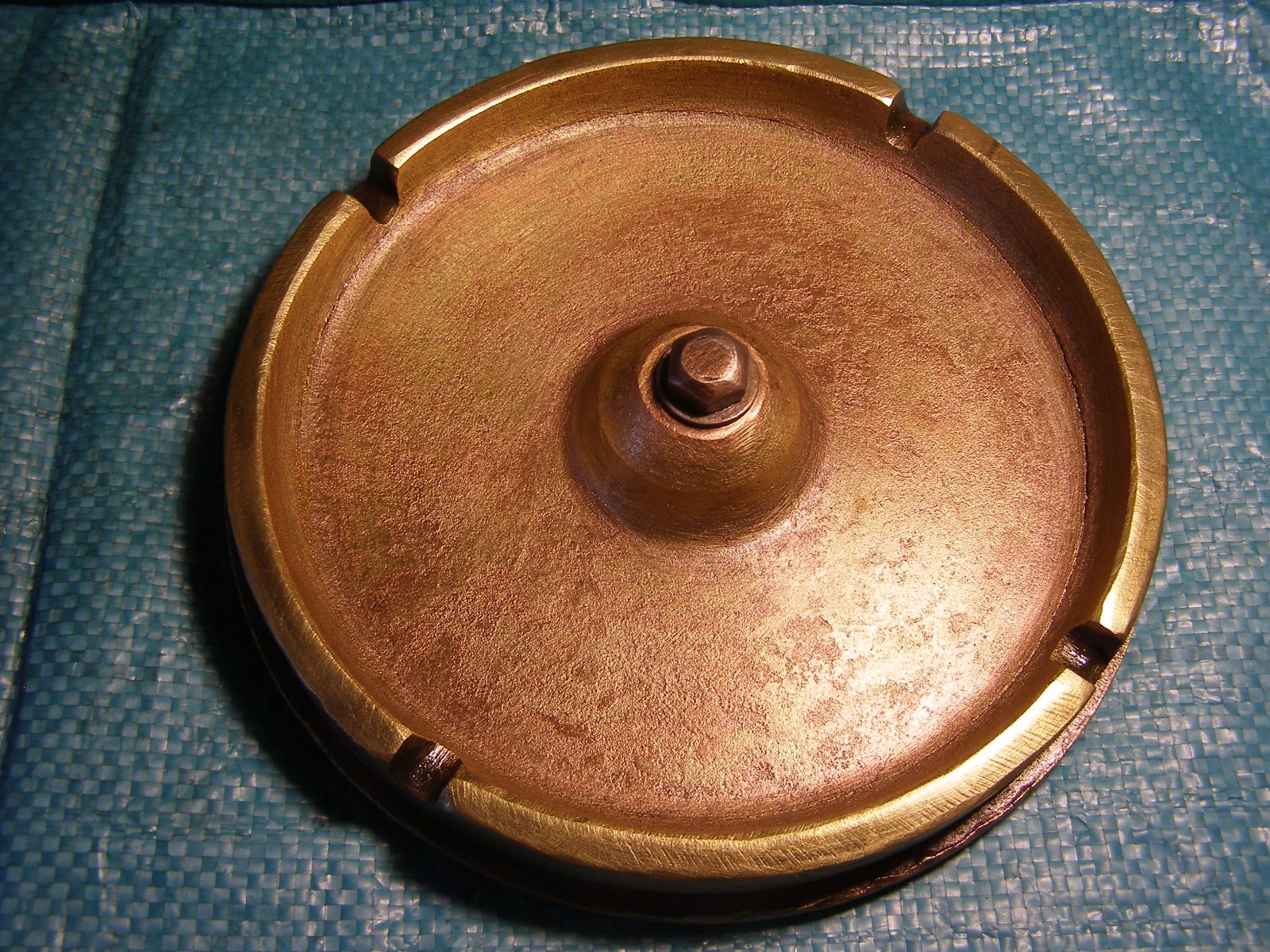 Rare! Trench Art. WW II WW2 Original large ashtray from a German bunker
