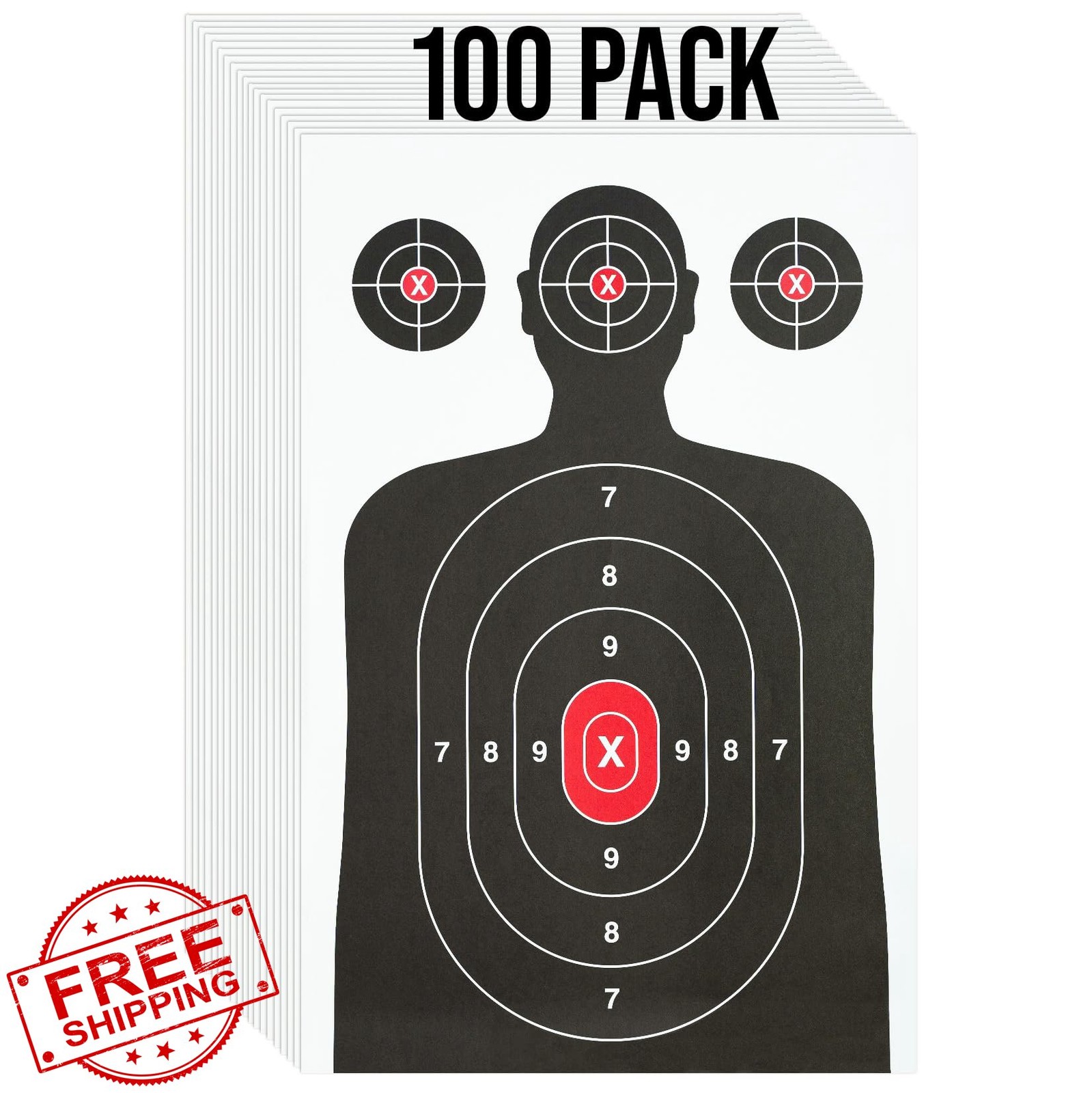 Bargain Paradise 100 Pack 14x22" Targets