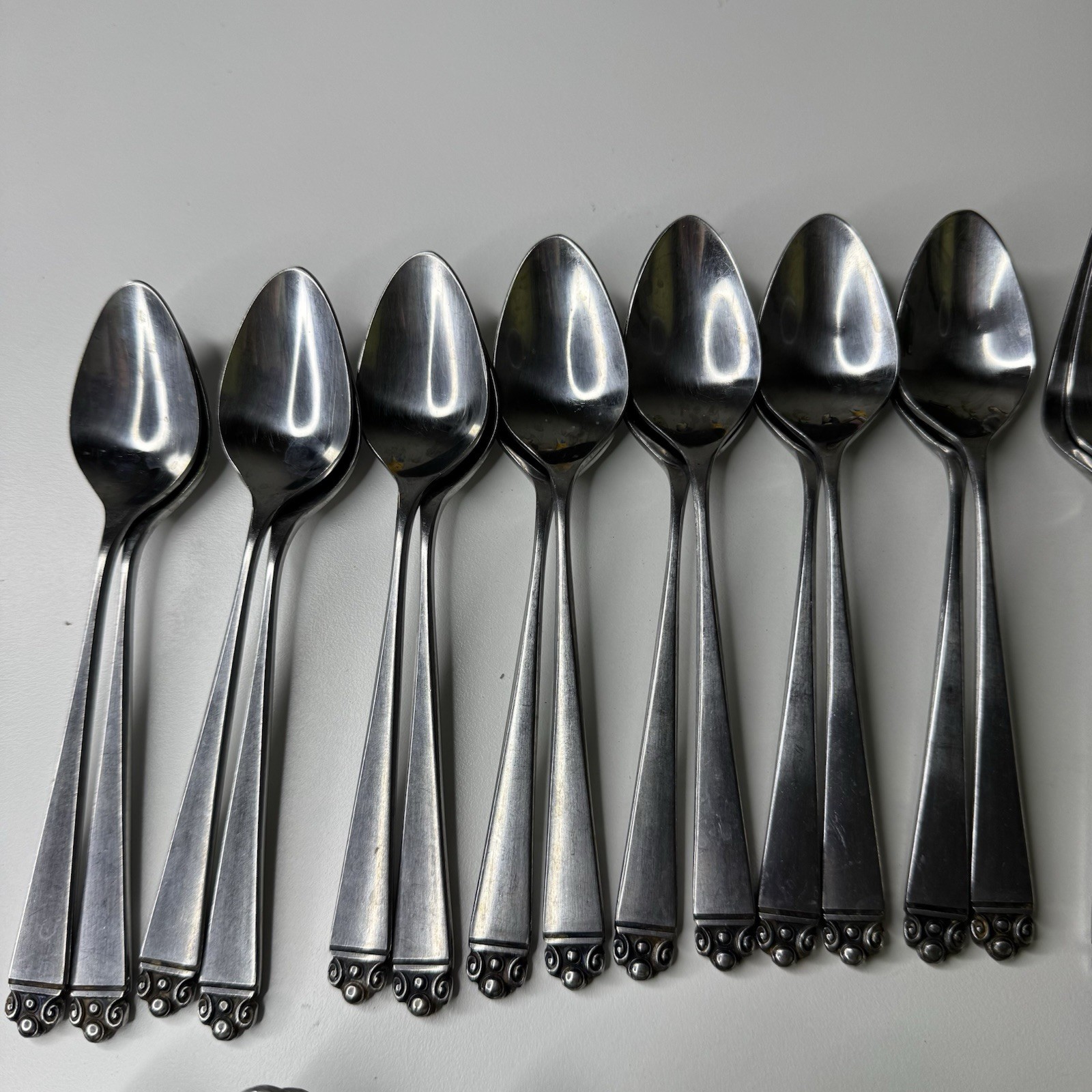 NATIONAL CROWN POINT Stainless Flatware Stainless Japan 42 Pcs