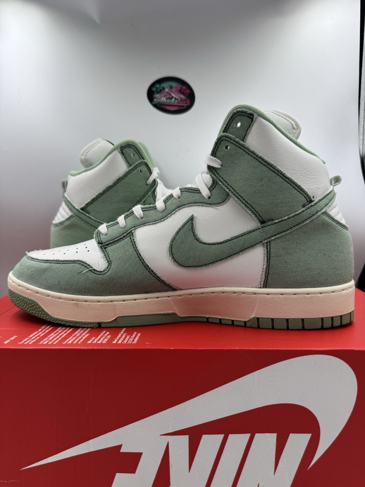 Nike Dunk High 1985 Enamel Green DV1143-300 Size 15 MEN
