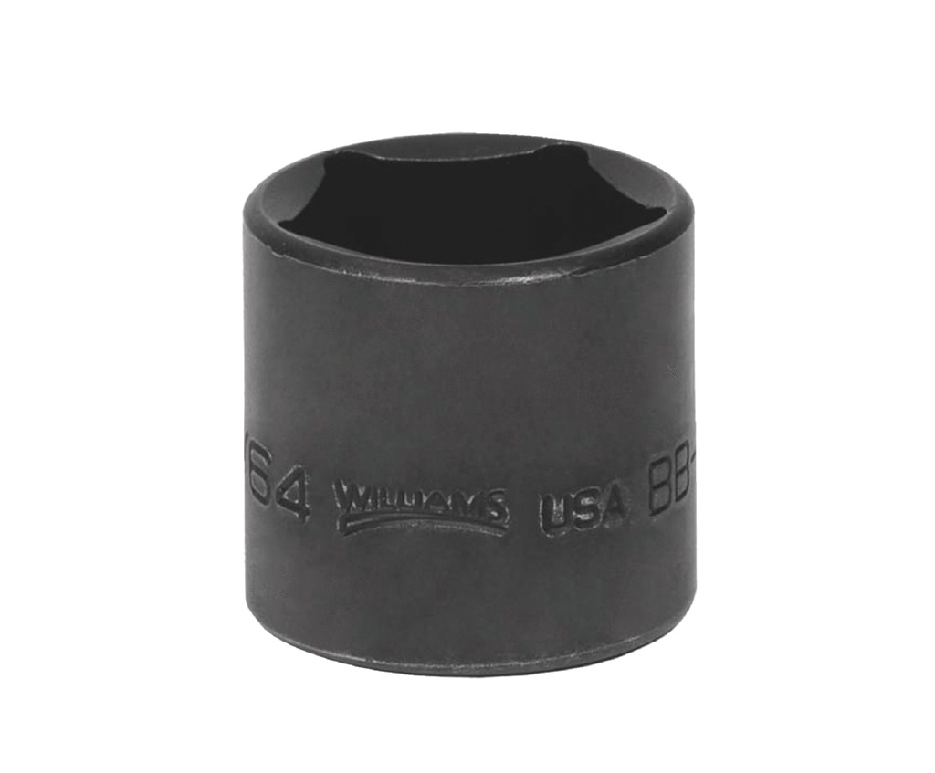 3/8" Drive 5-Point Penta-Socket, Size 51/64", Black Industrial,Williams BB-526