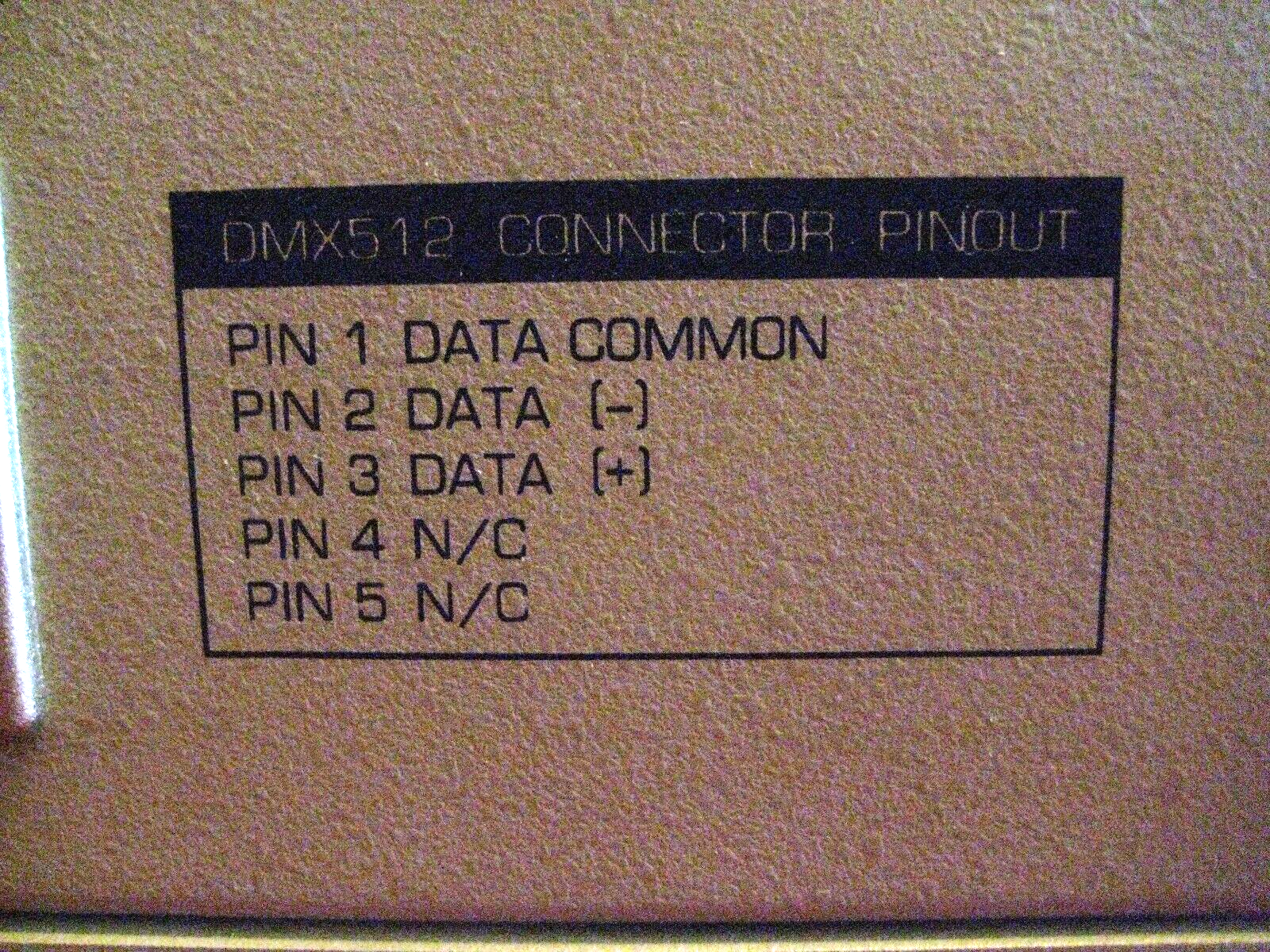 Applied Electronics Analog Lighting Console The Commander C-24 DMX512 Untested