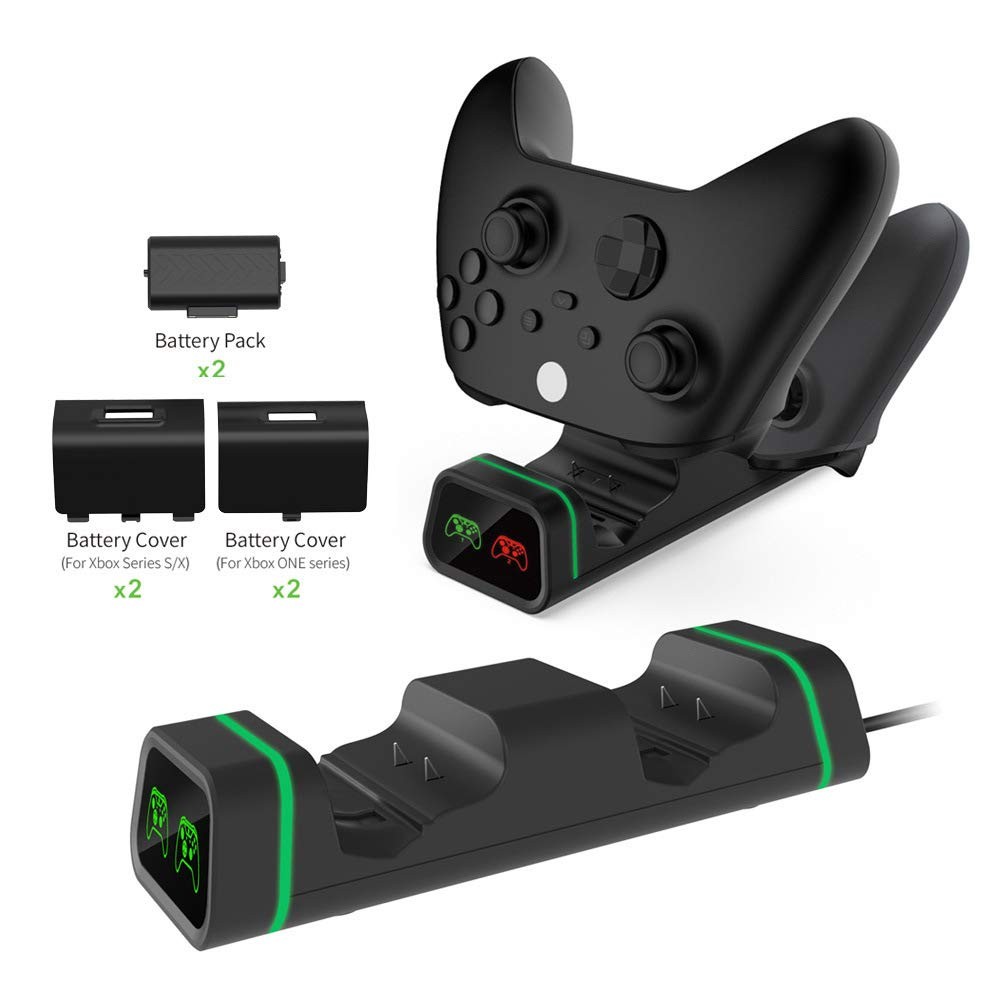 Controller Charging Station for Xbox One, Controller Charger with 2 x 800mAh ...