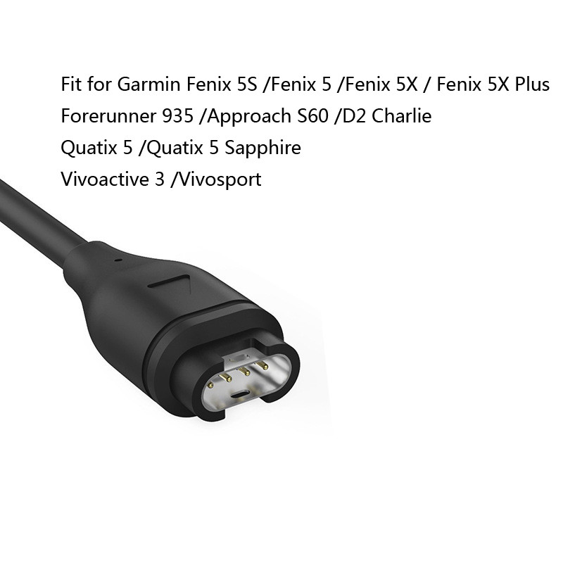 USB Charger Charging CABLE for Garmin Vivoactive 3/3 Music / Forerunner 935/945