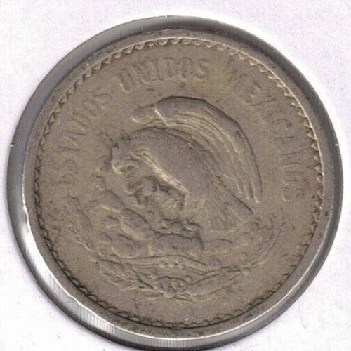 1937 Mexico Circulated Ten Centavo Coin