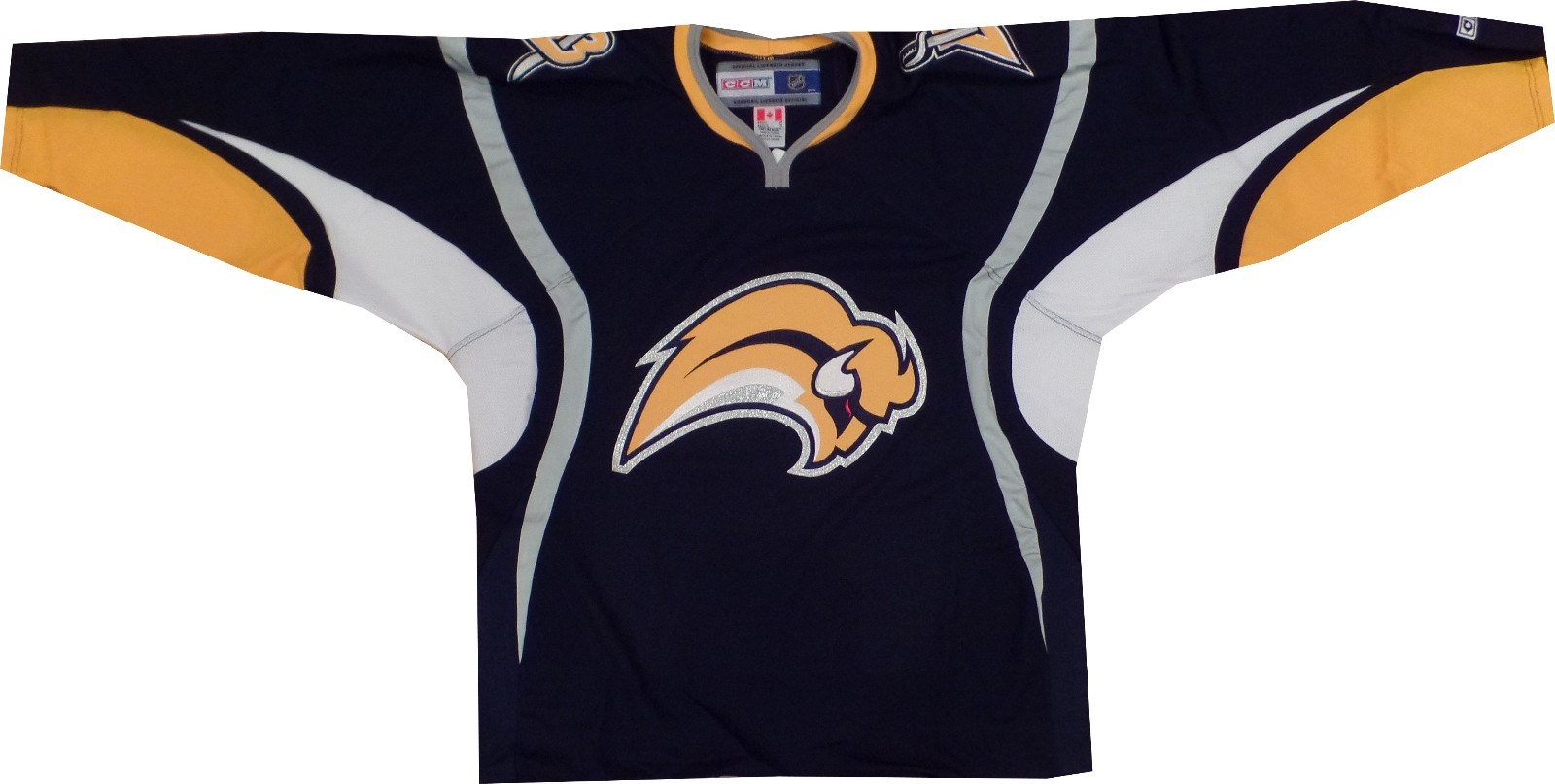 Buffalo Sabres Throwback CCM 2006 Navy Jersey $120 Clearance Mens Medium New tag