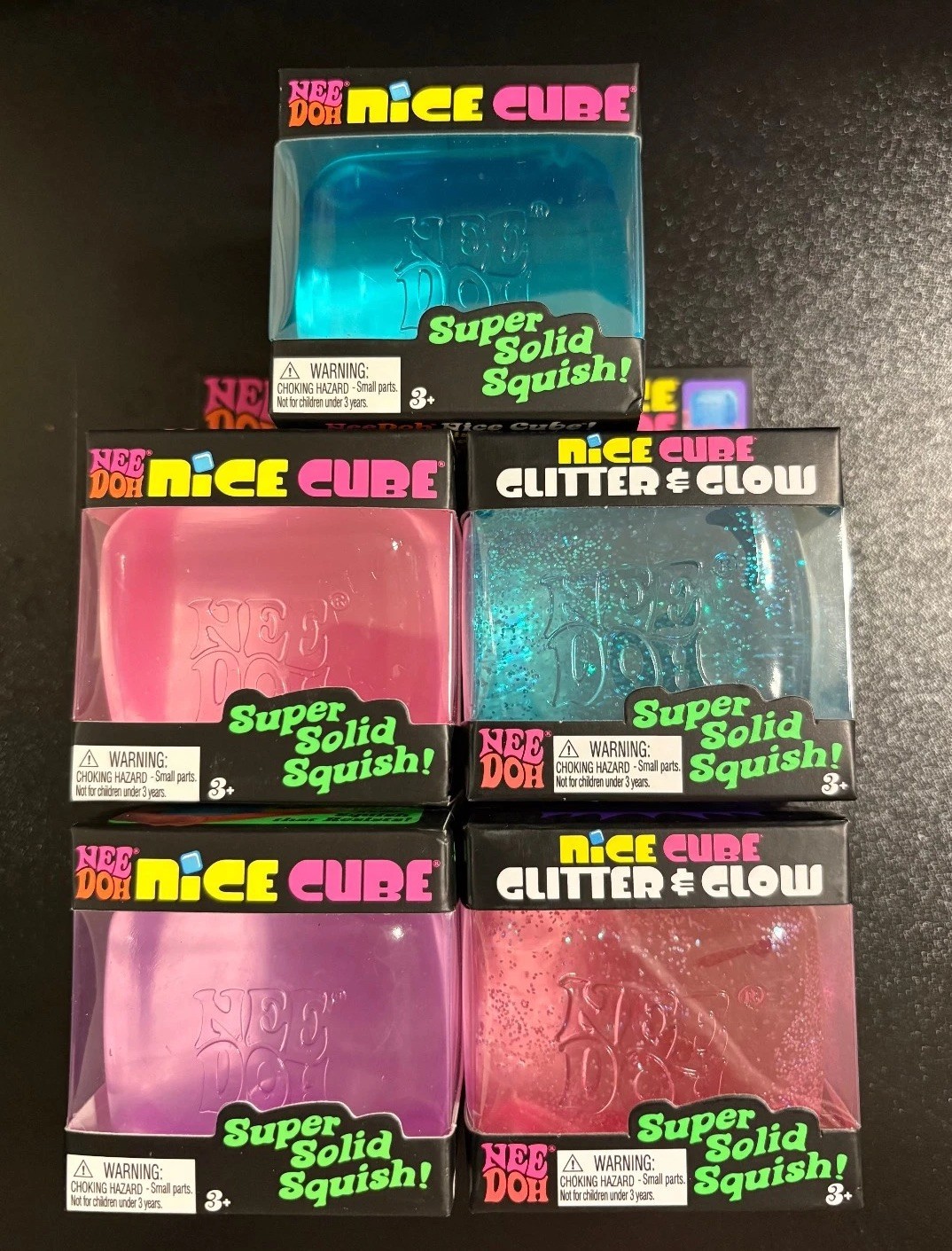 NeeDoh Nice Cube Stress Ball Fidget Toy All Colors Available Factory New