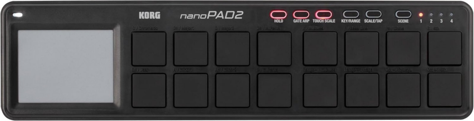 Lightweight Portable MIDI Pad with Velocity-Sensitive Touch and USB Connect