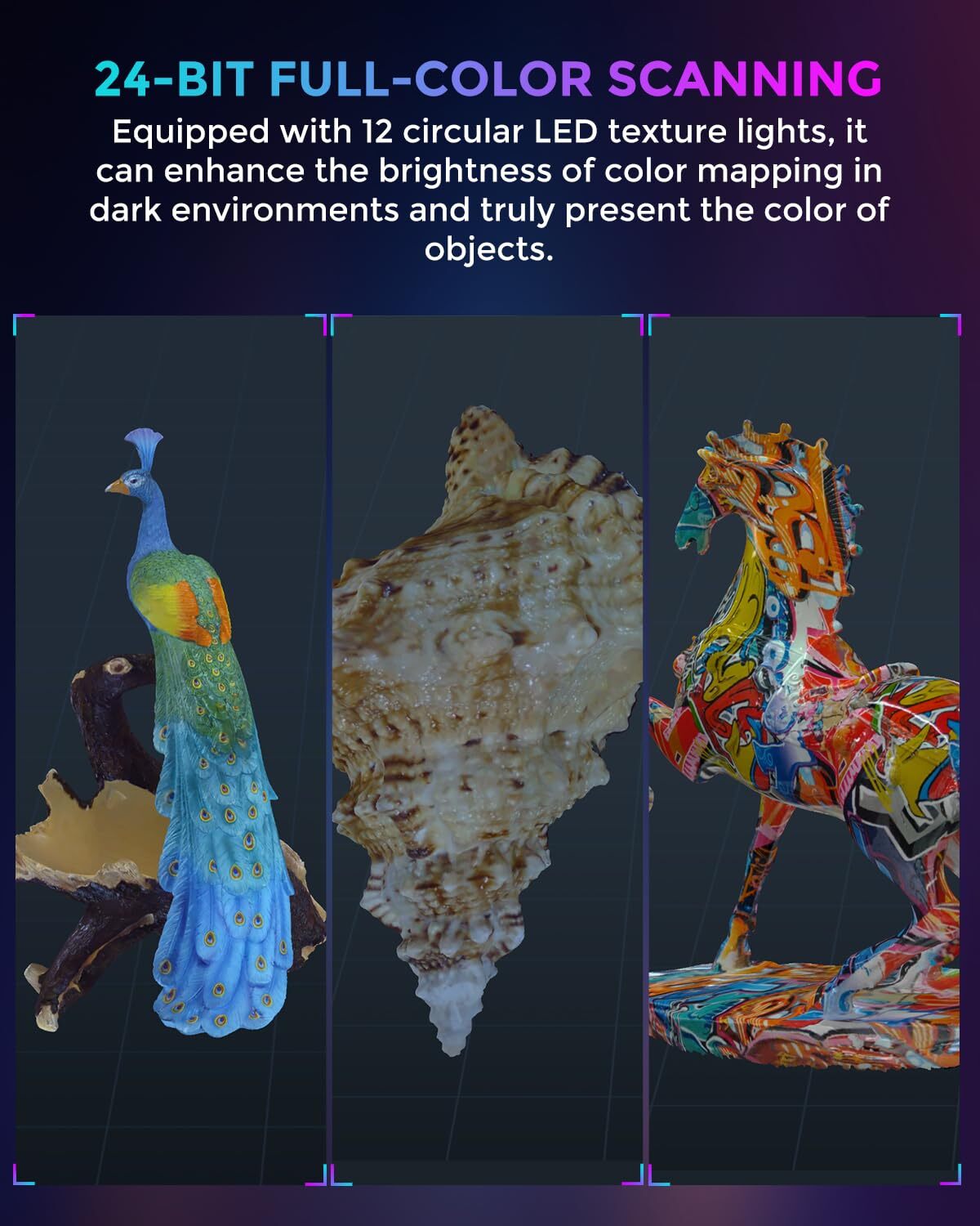 Creality CR-Scan Raptor 3D Scanner for 5-2000mm Object High Accuracy Scanning