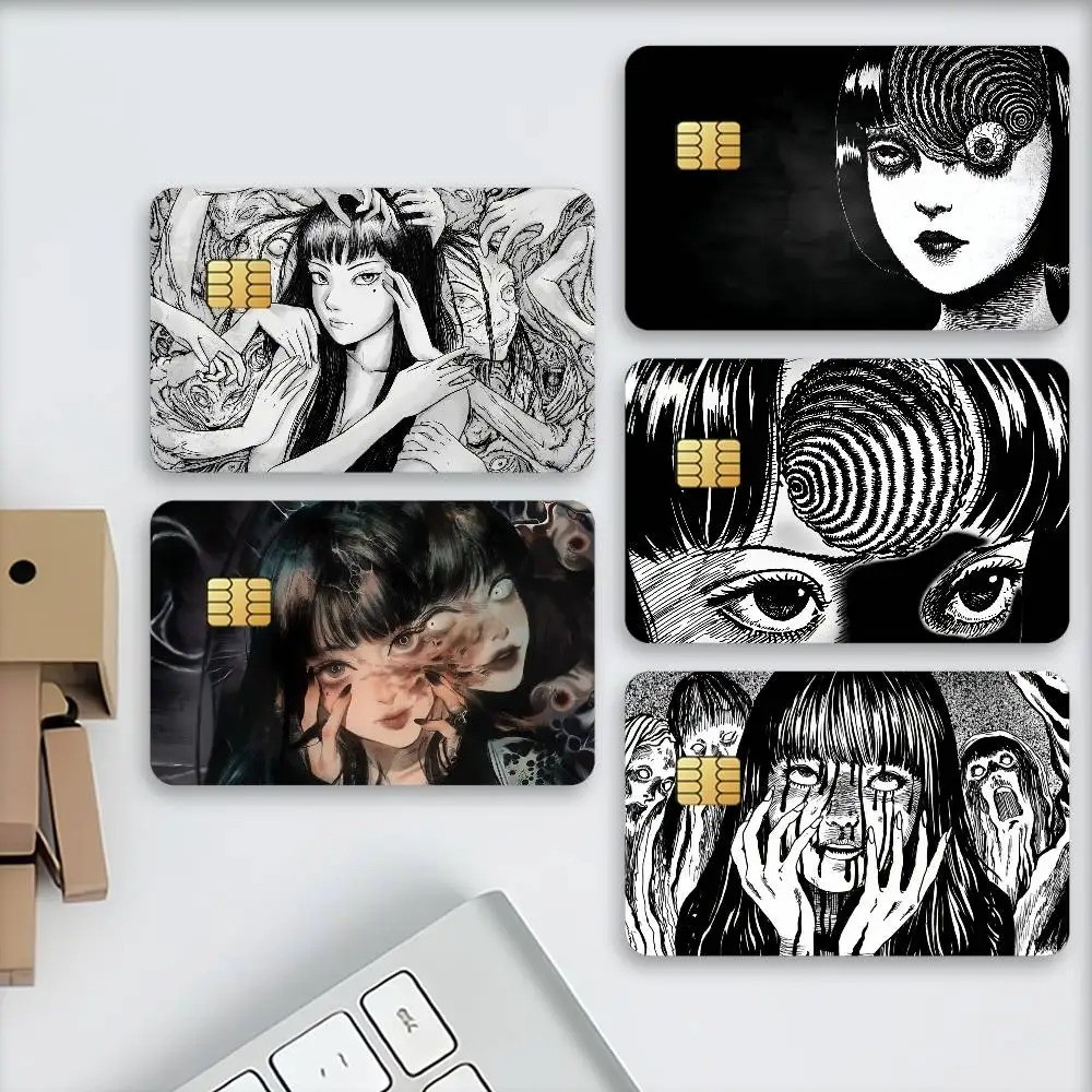 Credit card skin  Junji Ito Tomie PACK X4 | Debit skins Anime |  Bank  sticker