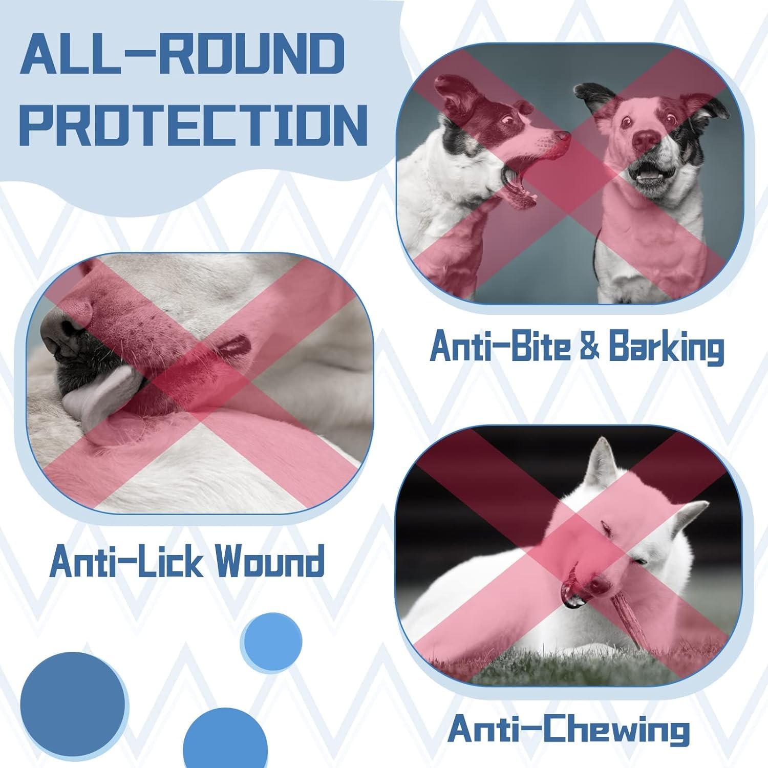 Dog Muzzle, Air Mesh Breathable Muzzle for Medium Large Sized Dogs to Anti & ...