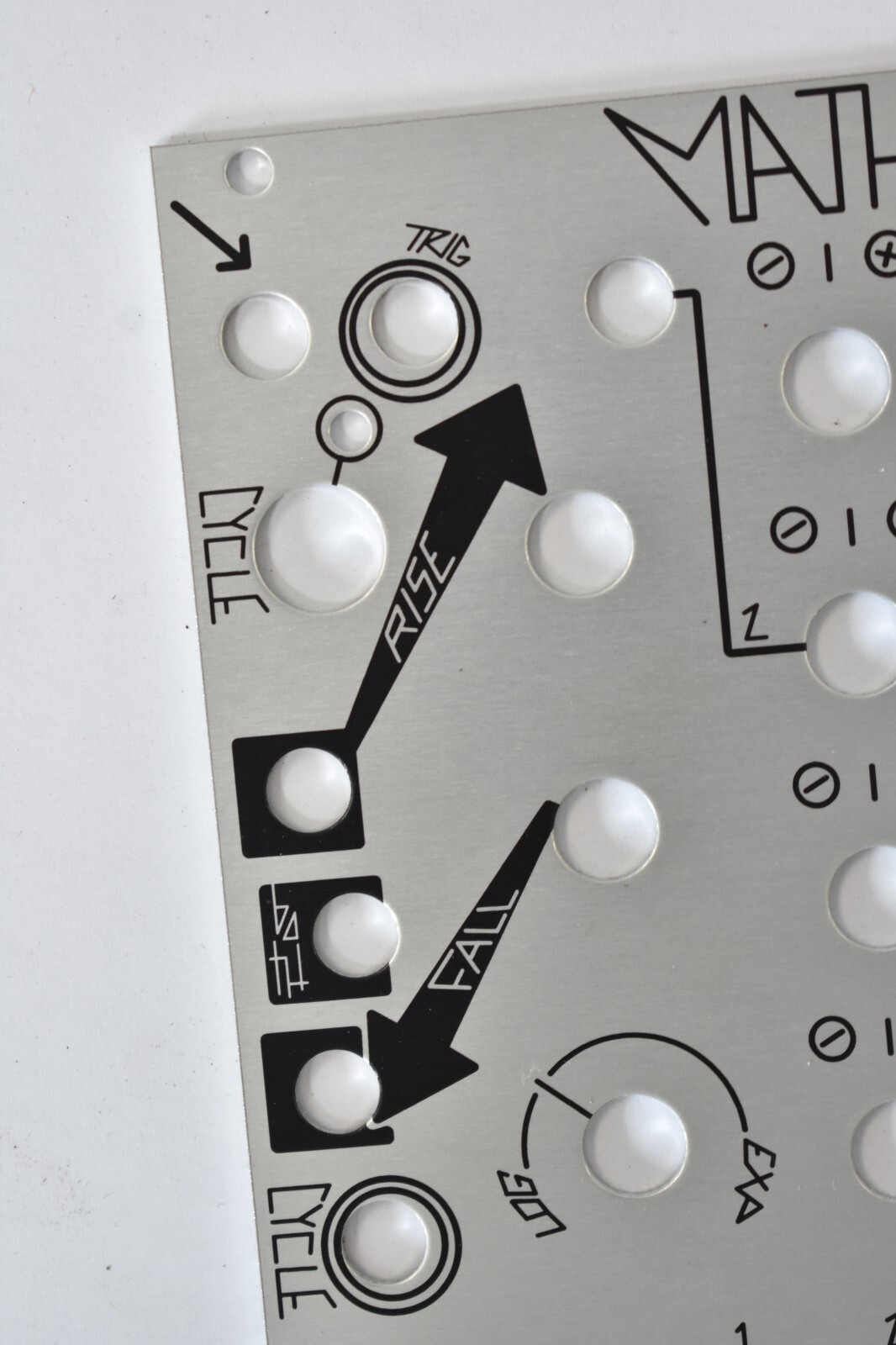 Make Noise Maths Complex Function Module Replacement Steel Faceplate ONLY
