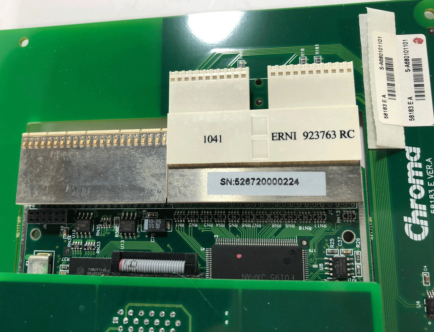 Chroma 52672 Module PXI w/58183E Carrier/adapter 52671H