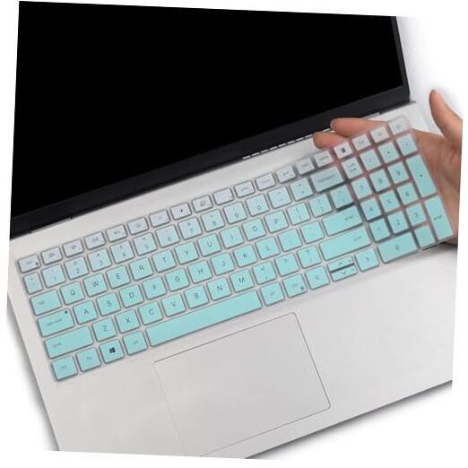 Keyboard Cover for Dell 15 Laptop DC15250 DC15255, Dell 16 DC16250 OmbreMint