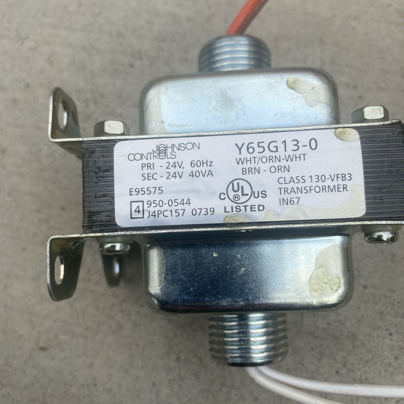 Johnson Controls Y65F13-0 Transformer