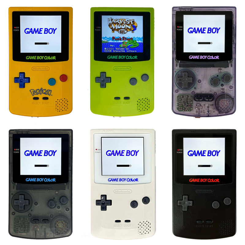 Gameboy Color Q5 XL Laminated IPS w/ OSD Console Backlit LCD Screen GBC Game Boy