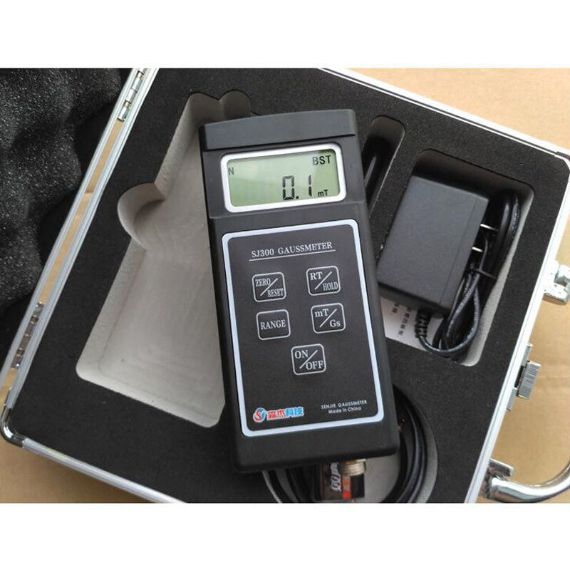 DC Surface Magnetic Field Tester Gauss Meter Teslameter 0-200mT~2000mT SJ300