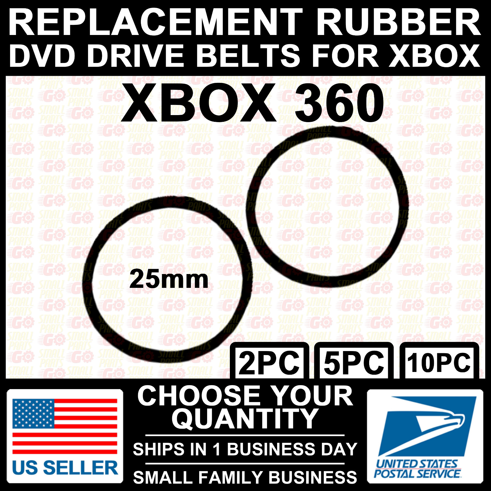 Rubber Belt for Xbox 360 DVD Drive Philips BenQ VAD-6038 Repair Part Replacement