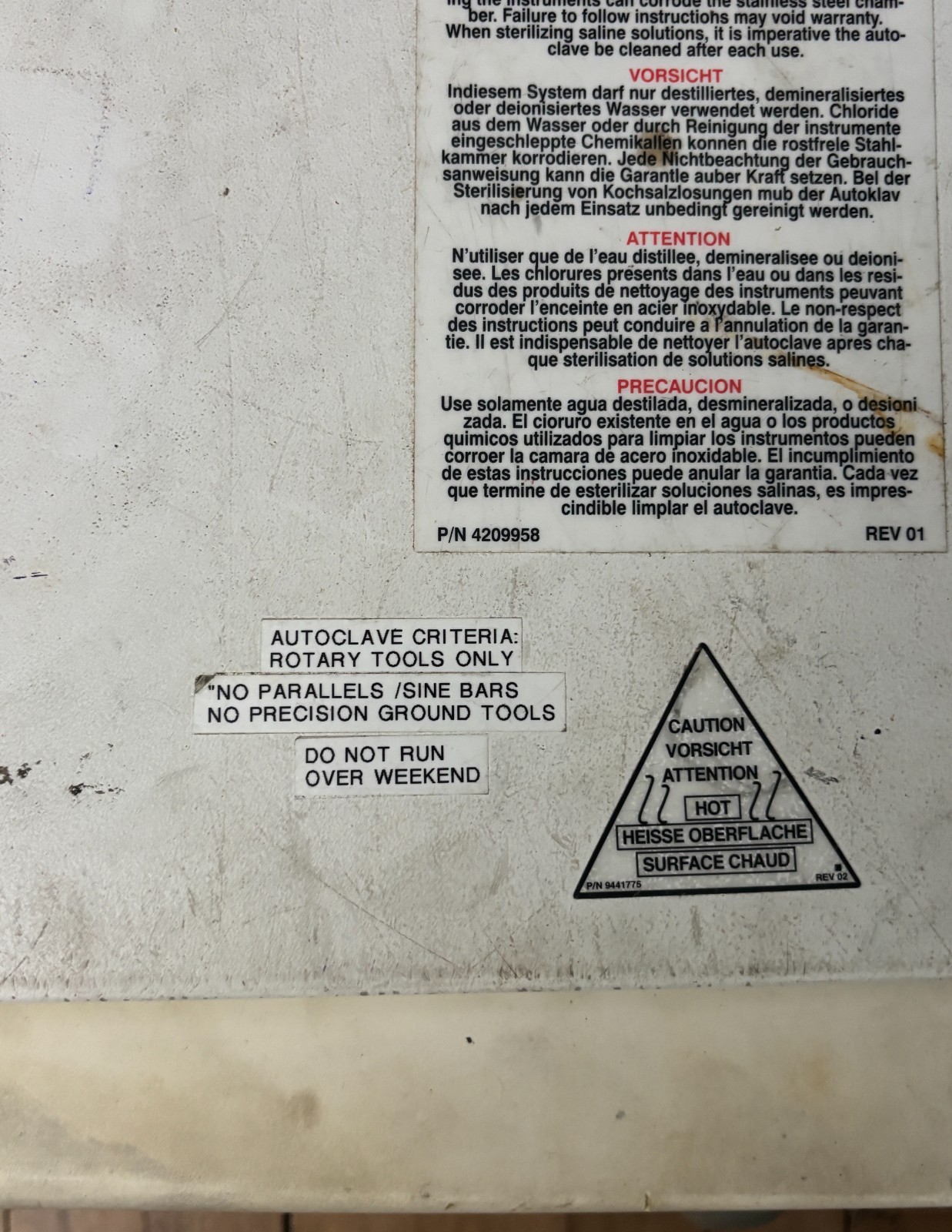 Pelton And Crane Delta Q Model AF Autoclave