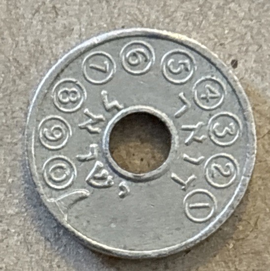 Telephone Token Israel. Great Condition.