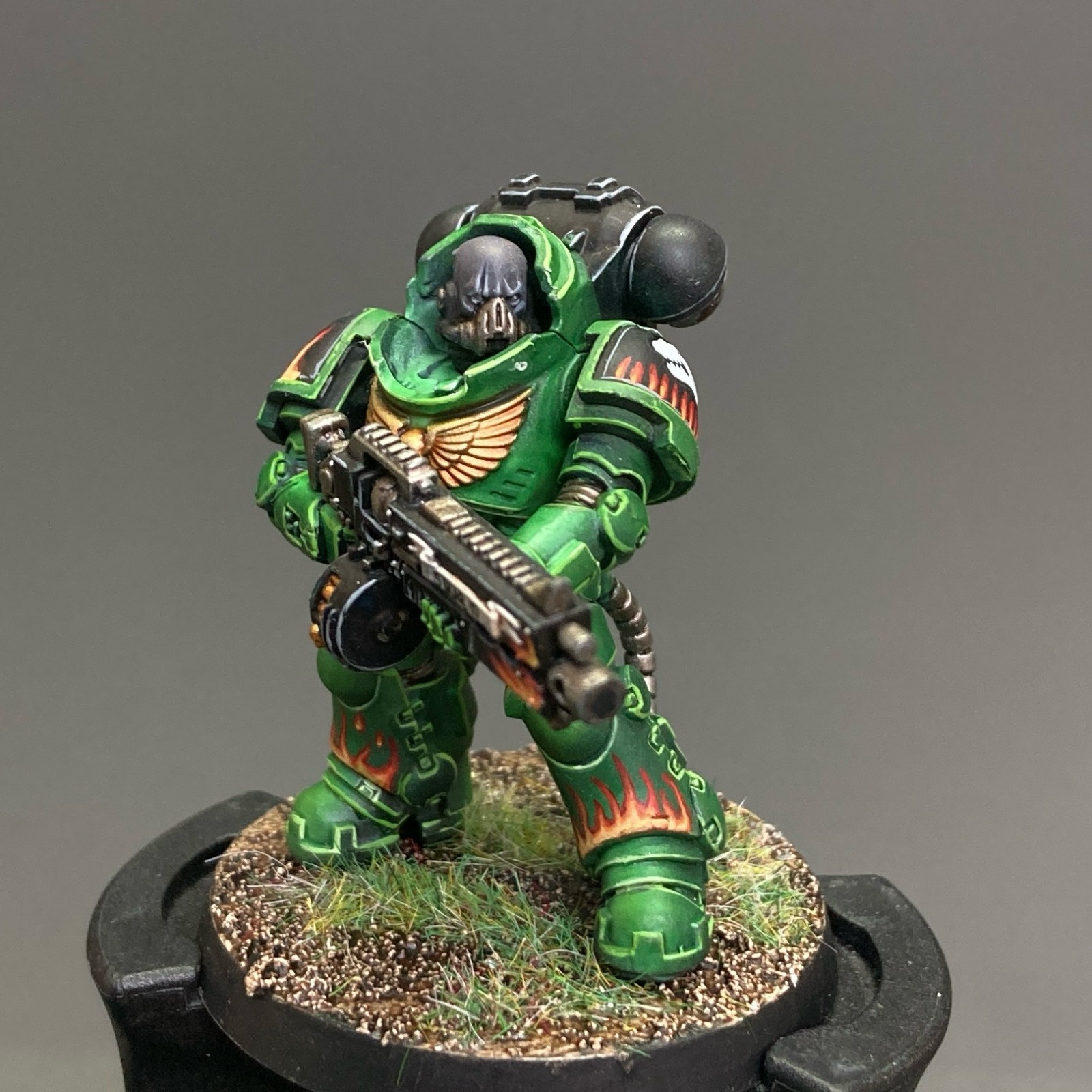 Heavy intercessors Warhammer 40k Space Marines Salamanders Pro Painted Squad
