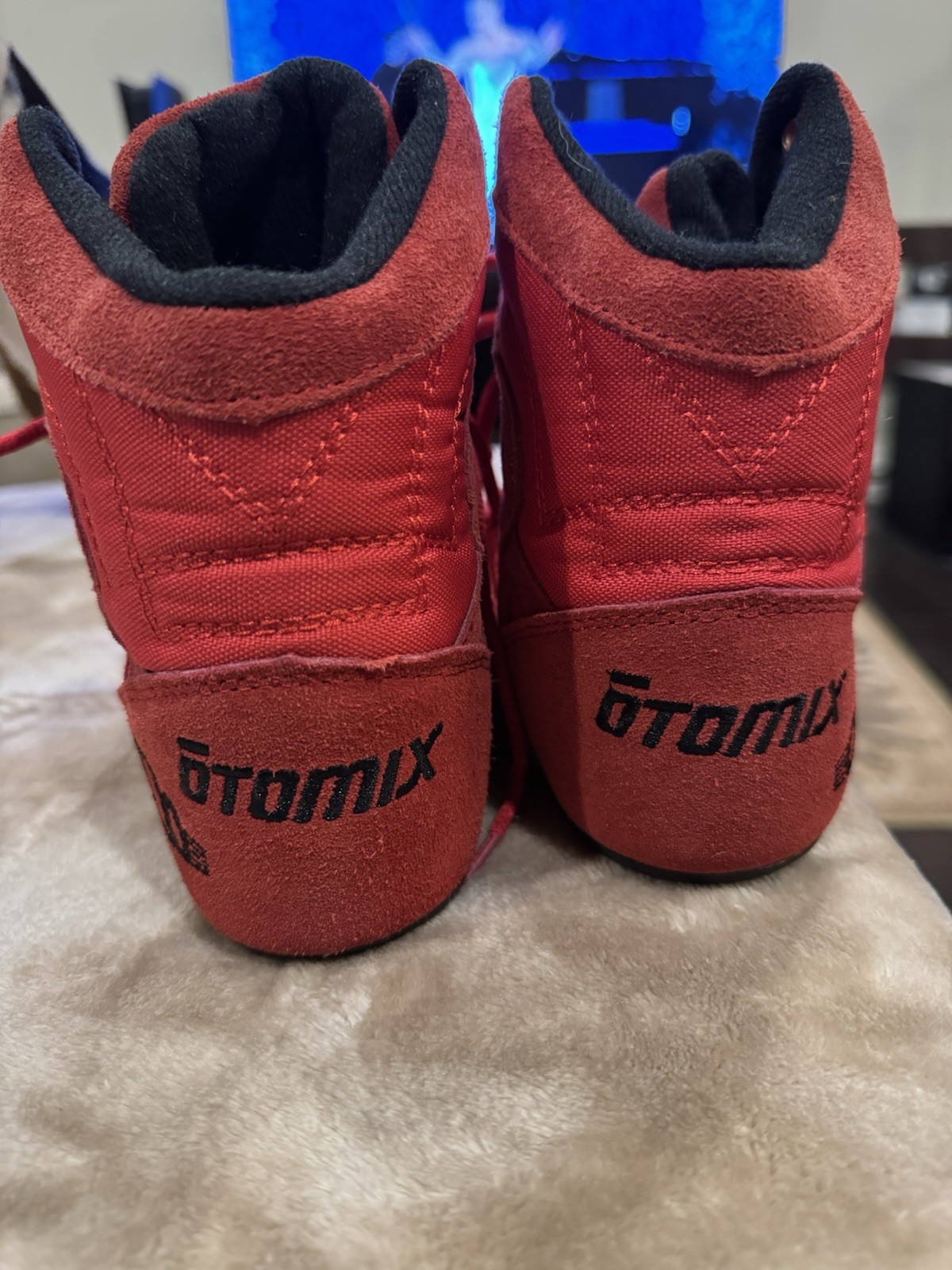 Otomix Stingray Escape Bodybuilding Weightlifting Shoes F3000 M6.5 W8 (Red)