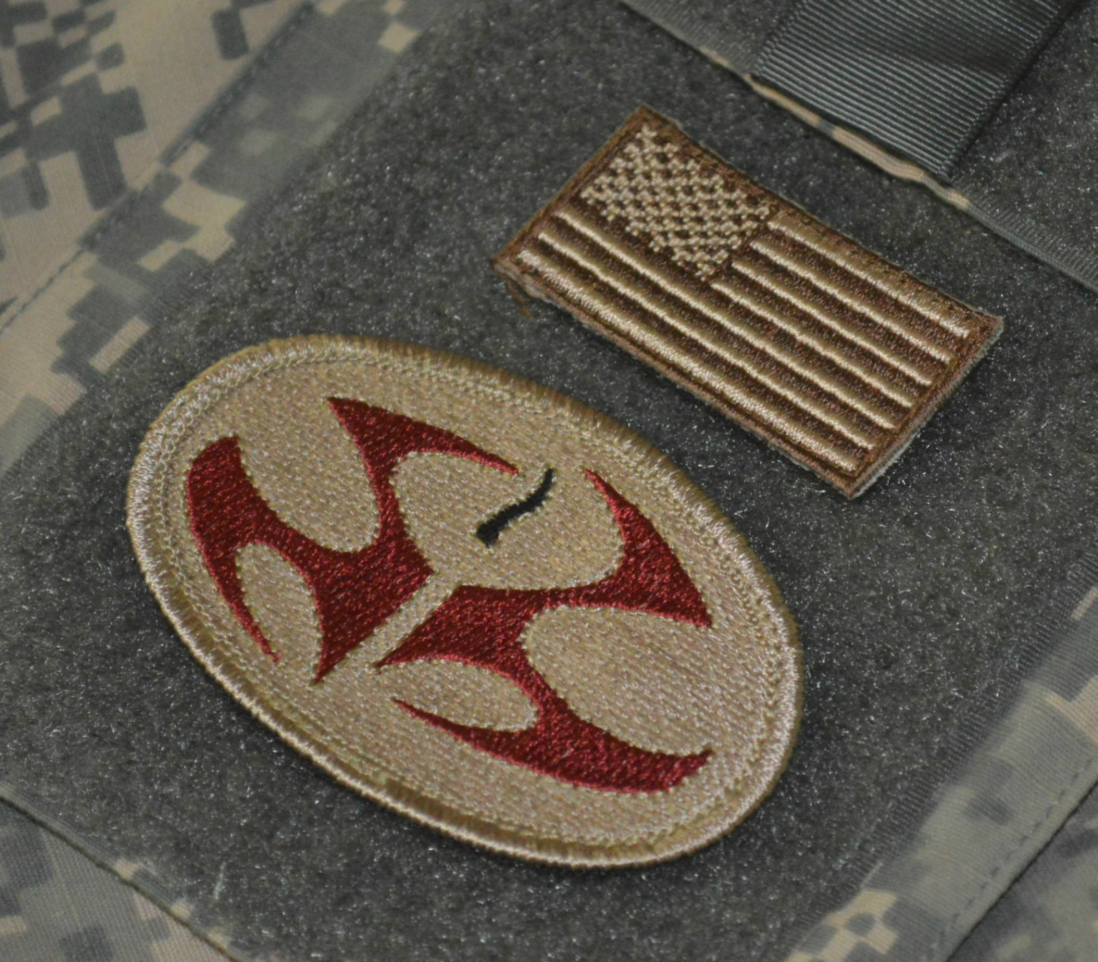KANDAHAR TALIZOMBIE© USMC FORCE GHOST RECON JTF 2-TAB: HITMAN INSIGNIA + FLAG DD