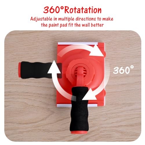 Paint Edge Trimmer, Paint Edger Tool for Walls with Two Replace Pad Adjustable
