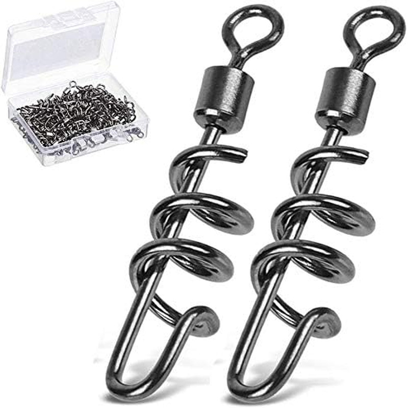 Fishing Swivels Corkscrew Snap Swivels Fishing Tackle Swivels Saltwater Freshwat