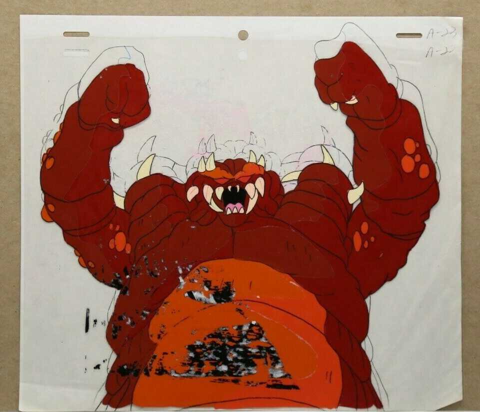 GhostBusters Original Production Drawing And Cel 73-66 Used Cond.