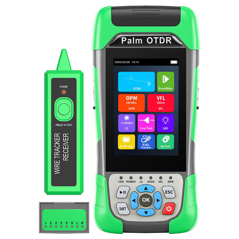 New KP500 OTDR Optical time domain reflectometer 1310/1550nm 24/22dB SM UPC/APC